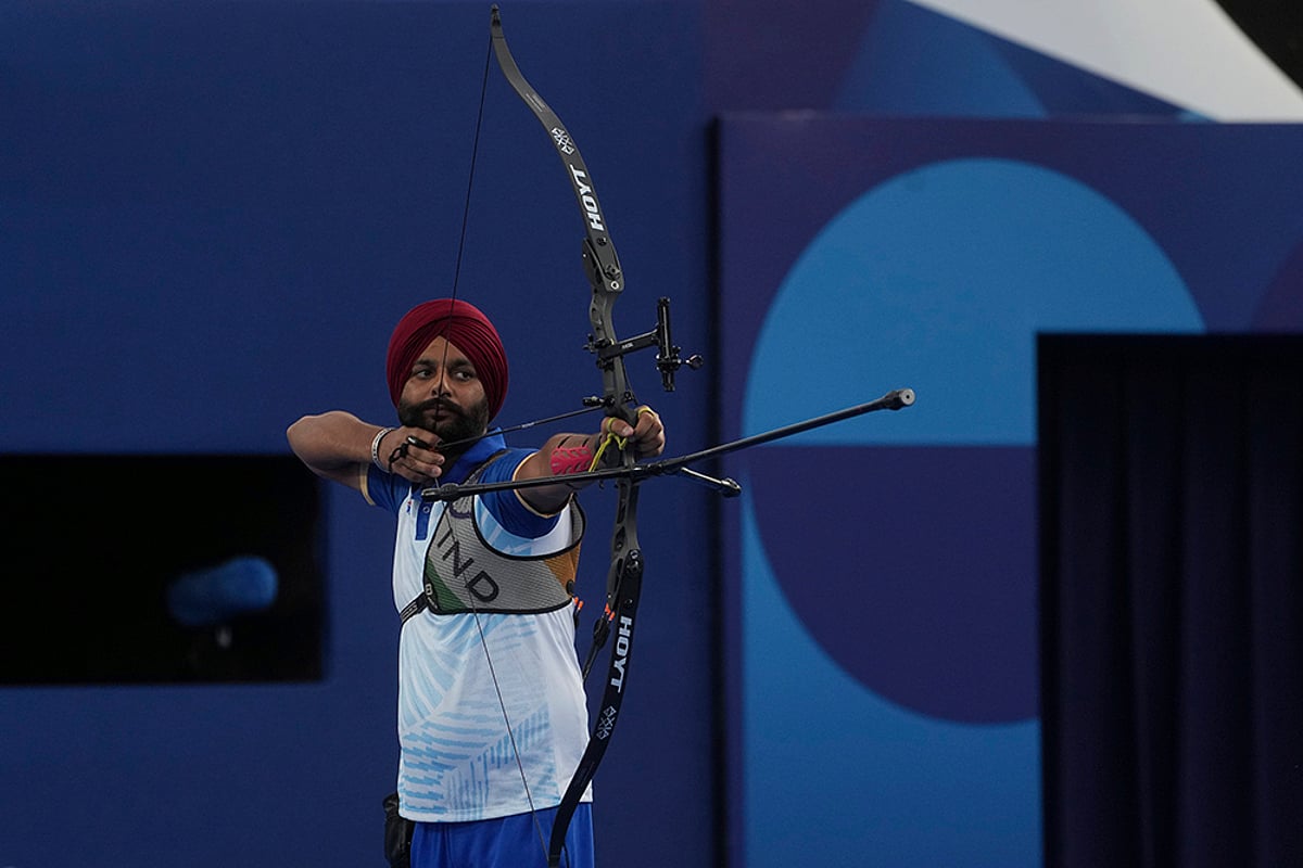 2024 Paris Paralympic Games Para Archery_Harvinder Singh won Gold in Individual Recurve Open_1